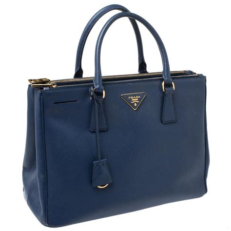 prada bag large navy tote saffiana trave|Prada Large Saffiano Travel Tote Bag, Navy .